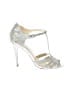 Betsey Johnson Metallic Silver Heels Size 8 - photo 1
