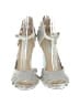Betsey Johnson Metallic Silver Heels Size 8 - photo 2