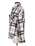 Love Tree 100% Polyester Plaid Purple Long Sleeve Button-Down Shirt Size S - photo 5
