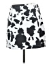 Alya Graphic White Casual Skirt Size S - photo 1