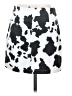 Alya Graphic White Casual Skirt Size S - photo 2