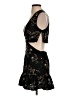 Honey Punch 100% Polyester Floral Black Cocktail Dress Size S - photo 5