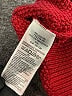 Gap Kids 100% Cotton Solid Red Pullover Sweater Size 14 - 16 - photo 5