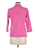 Appleseeds Pink 3/4 Sleeve Button-Down Shirt Size M - photo 2