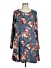 Discreet Blue Casual Dress Size L - photo 1