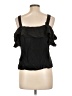 J.Crew 100% Silk Black Sleeveless Silk Top Size 10 - photo 2