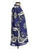 Boho Chic Blue 3/4 Sleeve Blouse Size S - photo 4