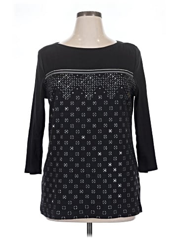 Croft & Barrow 3/4 Sleeve Top (view 1)