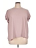 Maison d' Amelie 100% Polyester Pink Short Sleeve Top Size XL - photo 1