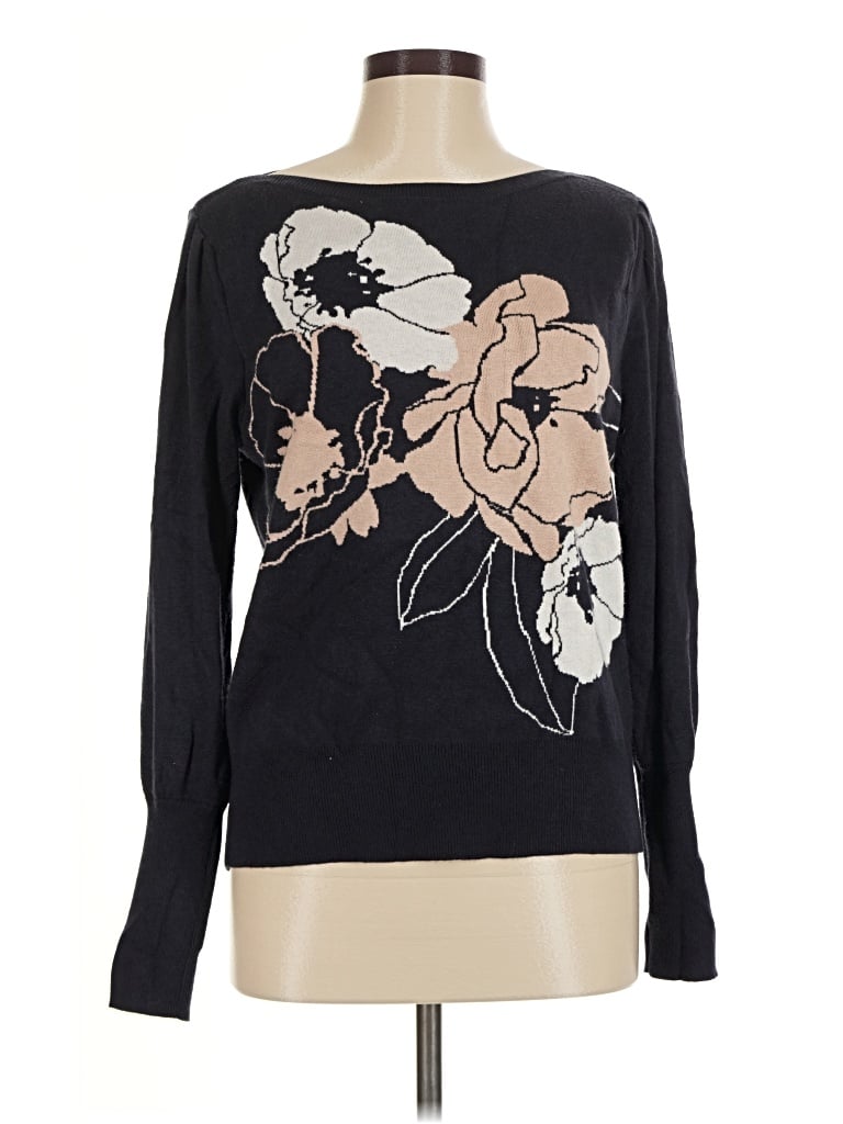 Pre-owned Ann Taylor Pullover Sweater In Black
