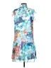 Julia Jordan 100% Polyester Print Blue Casual Dress Size 4 - photo 2