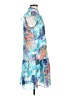 Julia Jordan 100% Polyester Print Blue Casual Dress Size 4 - photo 4