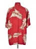 Carnival 100% Rayon Tropical Red Short Sleeve Button-Down Shirt Size S - photo 2