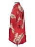 Carnival 100% Rayon Tropical Red Short Sleeve Button-Down Shirt Size S - photo 5