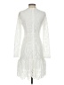 JJ's House 100% Polyester Ivory White Cocktail Dress Size S - photo 2