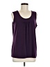 Susan Graver Purple Sleeveless Blouse Size M - photo 1
