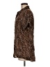 Rolla's Animal Print Brown Short Sleeve Blouse Size M - photo 5