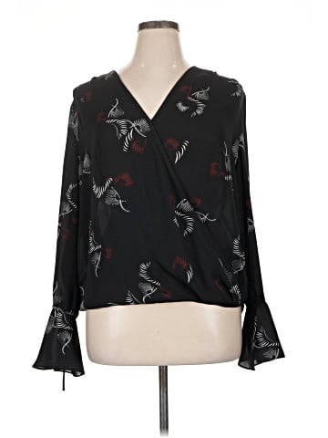Trouve 3/4 Sleeve Blouse (view 1)