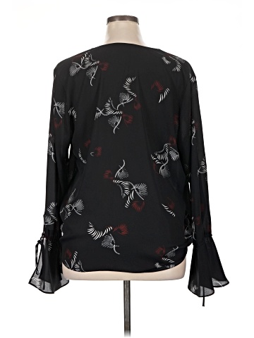 Trouve 3/4 Sleeve Blouse (view 2)