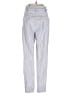 H&M L.O.G.G. Checkered-gingham Silver Casual Pants Size 4 - photo 2
