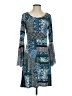 Haani Paisley Blue Casual Dress Size S - photo 1