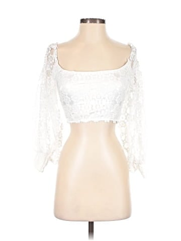 Selfie Leslie 3/4 Sleeve Blouse (view 1)