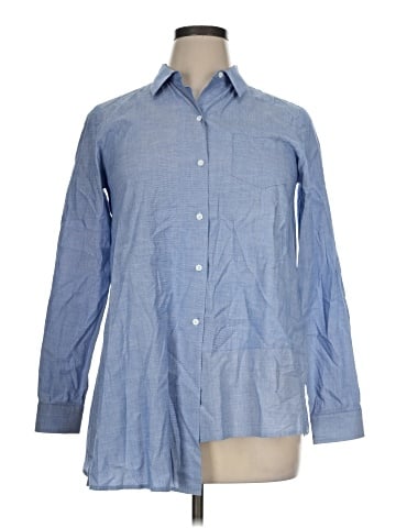 Poleci Long Sleeve Button-Down Shirt (view 1)