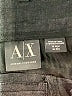 Armani Exchange 100% Linen Chevron-herringbone Black Linen Pants Size 36R - photo 7