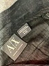 Armani Exchange 100% Linen Chevron-herringbone Black Linen Pants Size 36R - photo 8