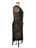 Connected Apparel Animal Print Brown Cocktail Dress Size 14 - photo 4