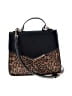 Urban Expressions Animal Print Black Satchel One size - photo 1