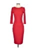 Express Solid Red Cocktail Dress Size S - photo 1