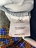 Jane Wang Plaid Blue Track Jacket Size L - photo 7