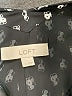 Ann Taylor LOFT 100% Polyester Polka Dots Black Casual Dress Size S - photo 7