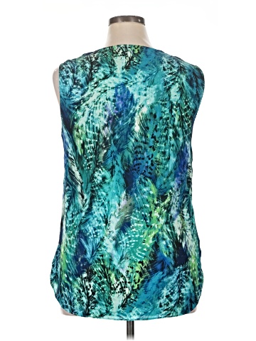 Rose + Olive Sleeveless Blouse (view 2)