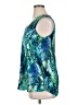 Rose + Olive 100% Polyester Teal Sleeveless Blouse Size 1X - photo 5
