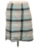 Talbots Plaid Gray Casual Skirt Size 12 - photo 2