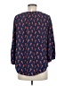 Old Navy 100% Polyester Blue 3/4 Sleeve Blouse Size M - photo 2