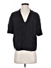 Joie 100% Viscose Black Short Sleeve Blouse Size XS - photo 1