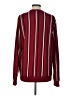 Shein Stripes Burgundy Pullover Sweater Size L - photo 2