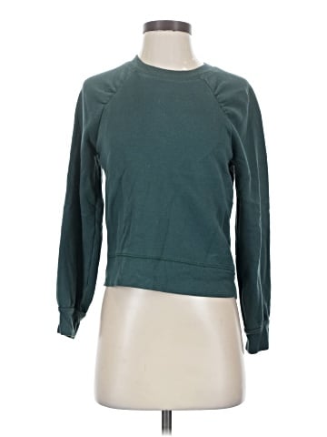 Madewell Gathered Puff-Sleeve Sweatshirt (view 1)