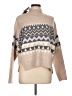 Jeans By Buffalo Chevron-herringbone Tan Pullover Sweater Size L - photo 1