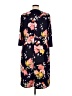 Eliza J Floral Black Casual Dress Size 16 - photo 2