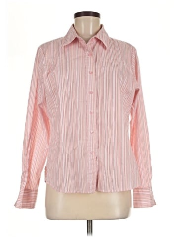 White Stag Long Sleeve Button-Down Shirt (view 1)