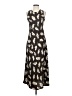 Breakin' Loose 100% Polyester Paisley Black Casual Dress Size 7 - 8 - photo 1