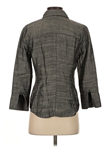 Linda Allard Ellen Tracy 3/4 Sleeve Silk Top (view 2)
