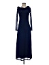 Unbranded Solid Blue Casual Dress Size S - photo 1