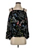 Parker 100% Polyester Black 3/4 Sleeve Blouse Size S - photo 1