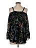 Parker 100% Polyester Black 3/4 Sleeve Blouse Size S - photo 2