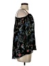 Parker 100% Polyester Black 3/4 Sleeve Blouse Size S - photo 4
